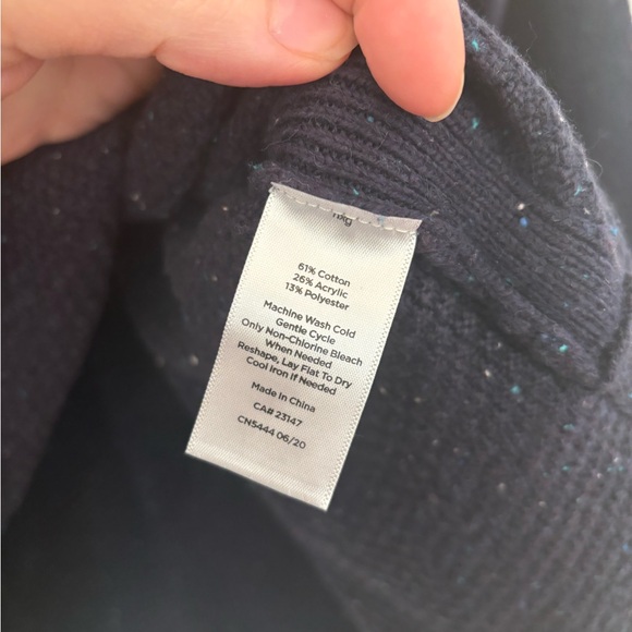 NEW Navy Talbots Sweater - Size 1X - Picture 4 of 5